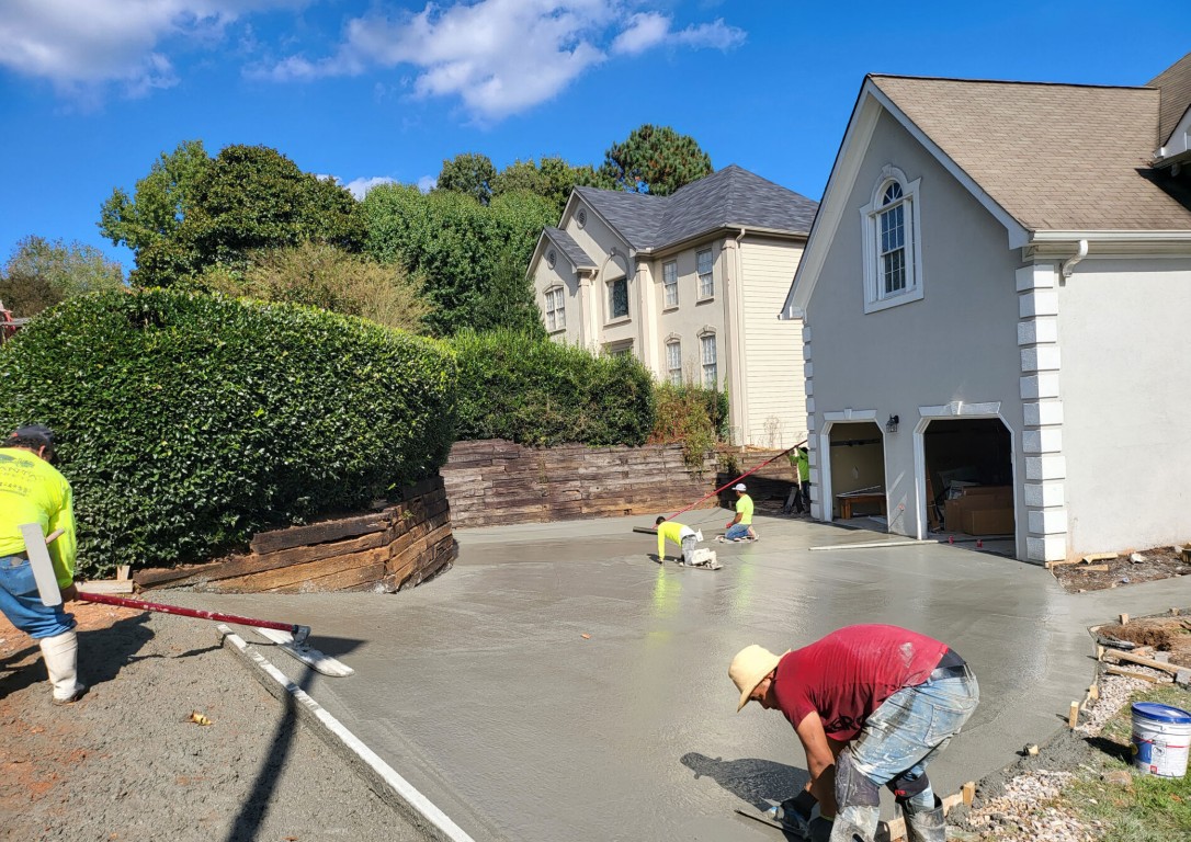 Concrete Driveways - Professional concrete contractor services in Worcester, MA