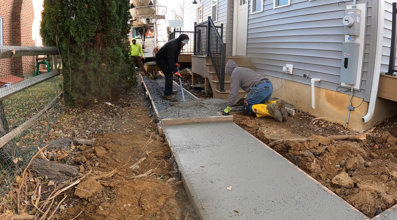 Sidewalks, Walkways & Flatwork - Professional concrete contractor services in Worcester, MA